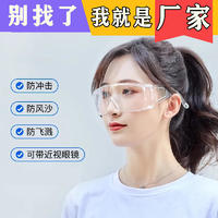 拍一发二护目镜防护眼镜劳保防目防护防风平光镜