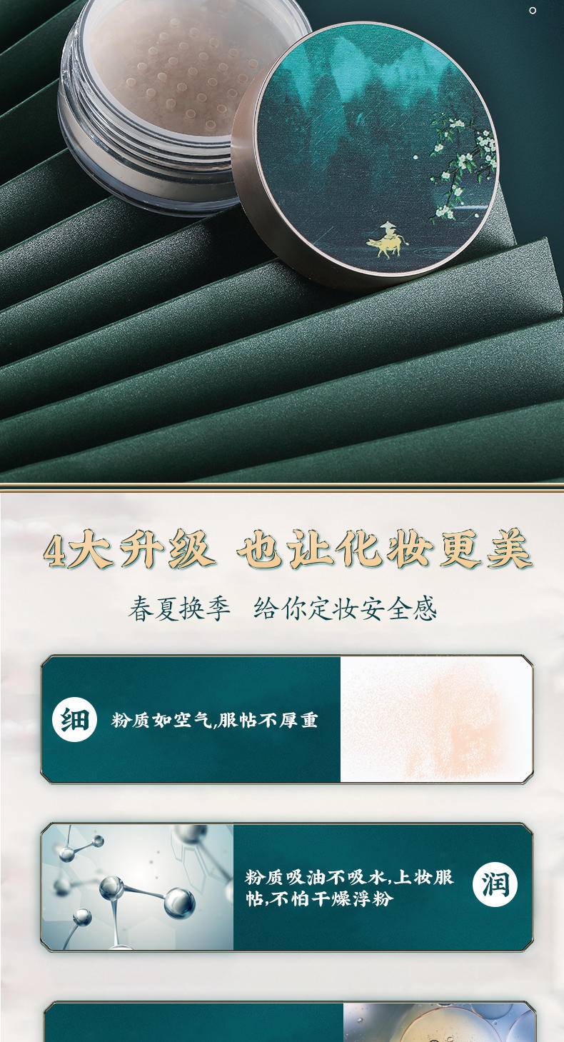 DROHOO国潮彩妆控油定妆散粉1
