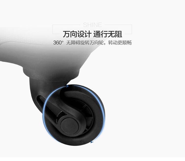 爱华仕 箱包拉杆箱黑色-20英寸6526 标准版