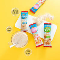一家人营养麦片家谷园五谷坚果简易冲泡燕麦12条360g/袋