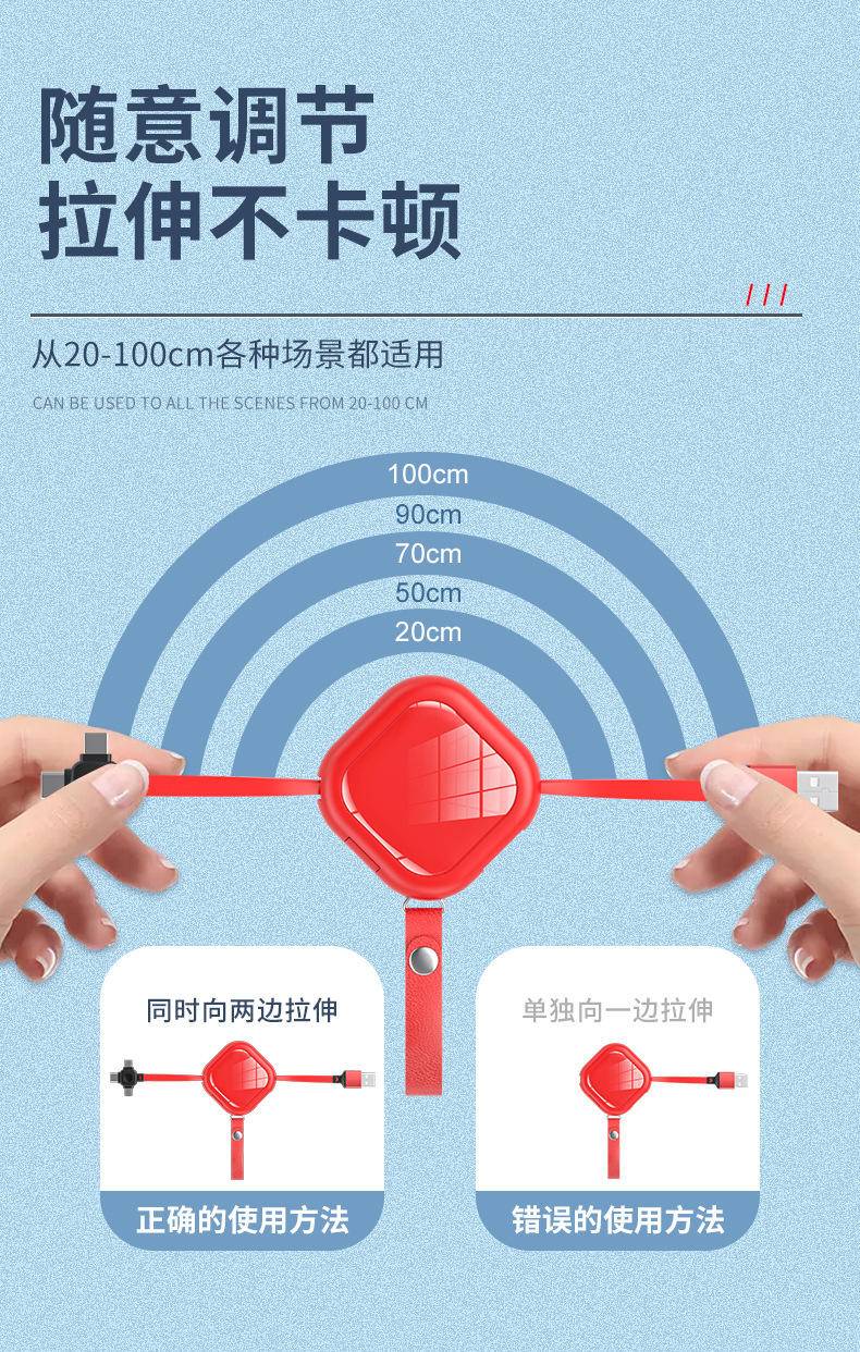 惠麦方形收纳一拖三颜色随机发
