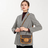 英国MK女士复古小方包斜挎包 MK8901