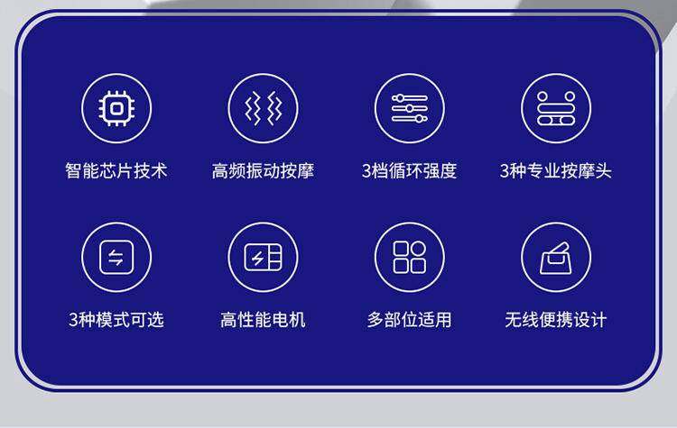 深感肌筋膜按摩仪家用肌肉放松按摩器黑色
