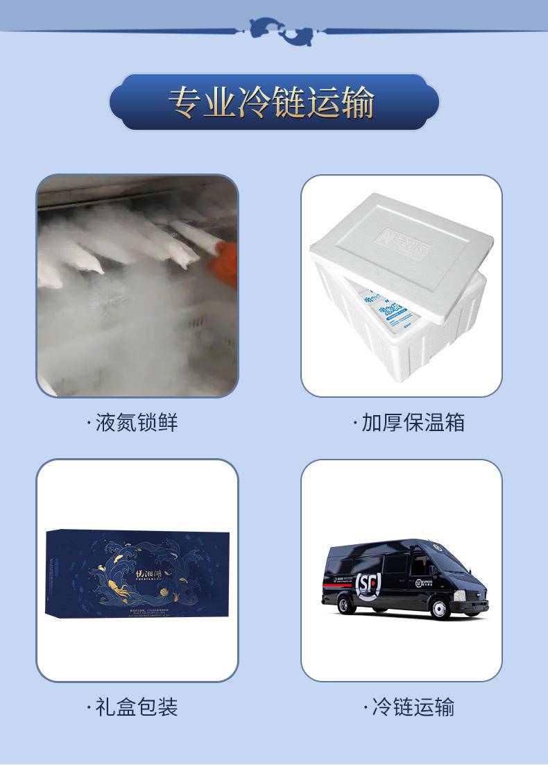 悦湘湖3888型F套餐海鲜礼盒送礼企采精选海产生鲜大礼盒 送礼首选