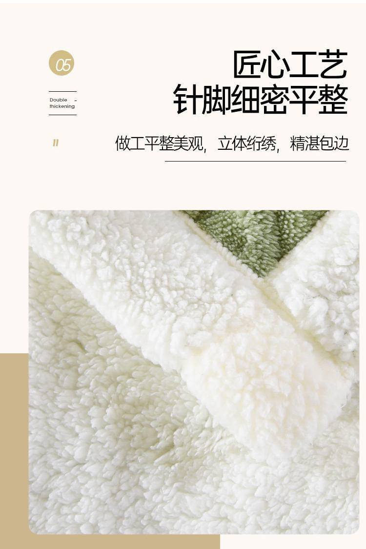 悠梦嘉居 塔芙绒多功能被套毯娜塔莎-蓝灰