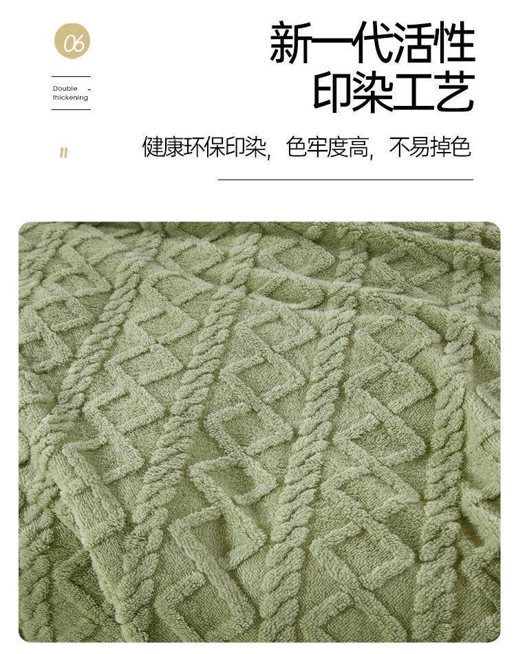 悠梦嘉居 塔芙绒多功能被套毯娜塔莎-蓝灰