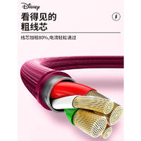 迪士尼一拖三接口66W快充线SJ-705