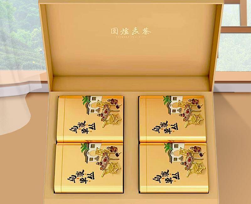 茶之茅茶叶潮州凤凰单枞头春鸭屎香四罐装500g