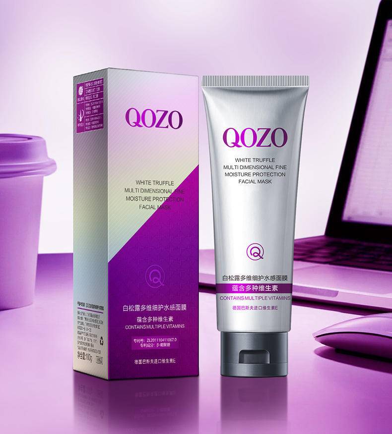 QOZO白松露多维细护水感面膜