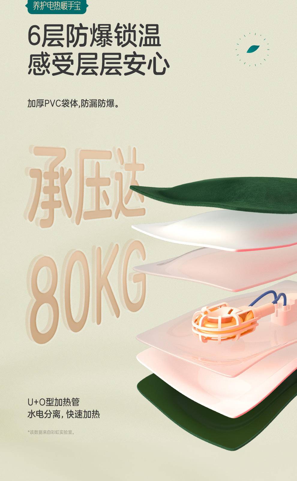 彩虹电热暖手宝养护款（可拆洗外套）368