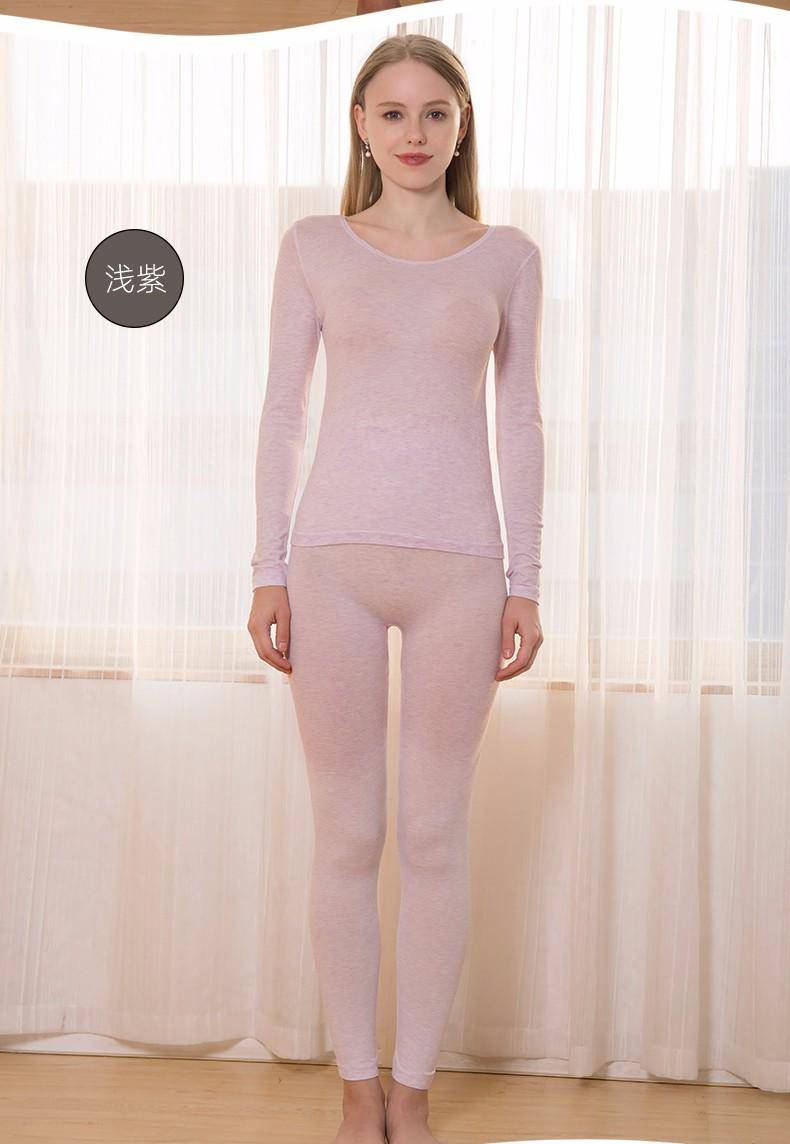 浪莎女士圆领修身美体套装 nk7807