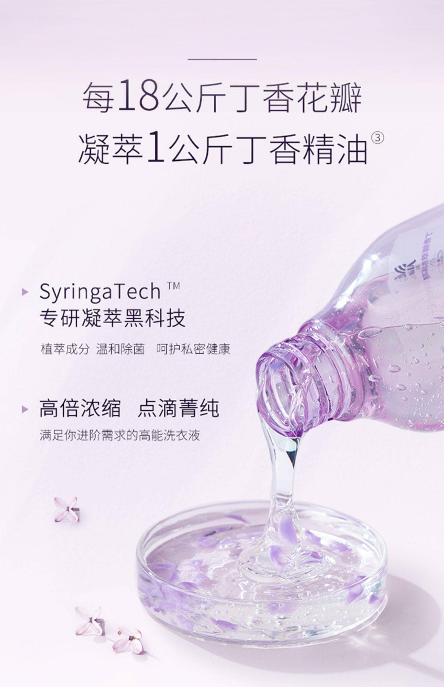 Miss蜜丝丁香精萃内衣裤洗衣液480克