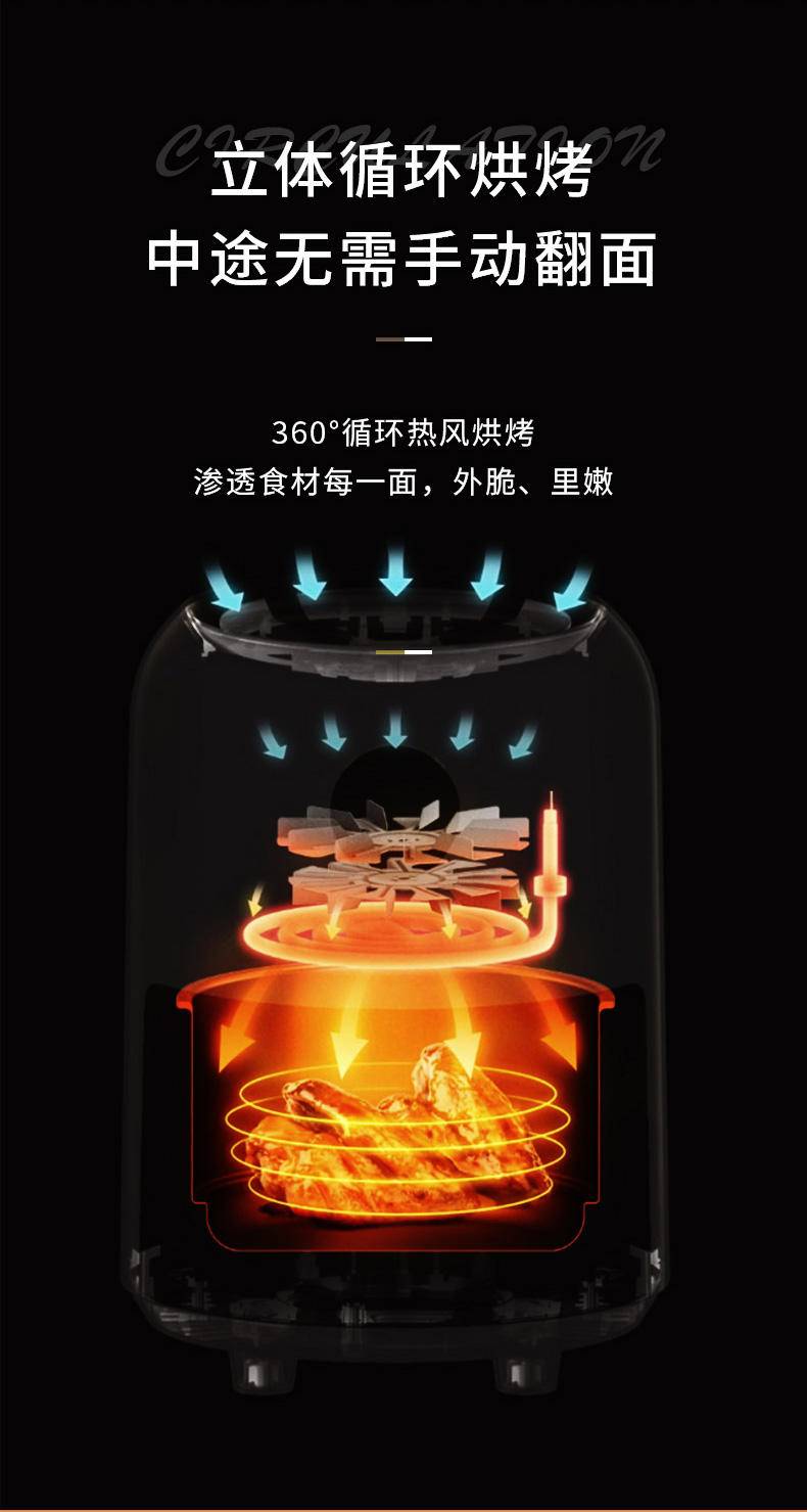 尚朋堂小蛋壳·空气炸锅SPT-KZ005