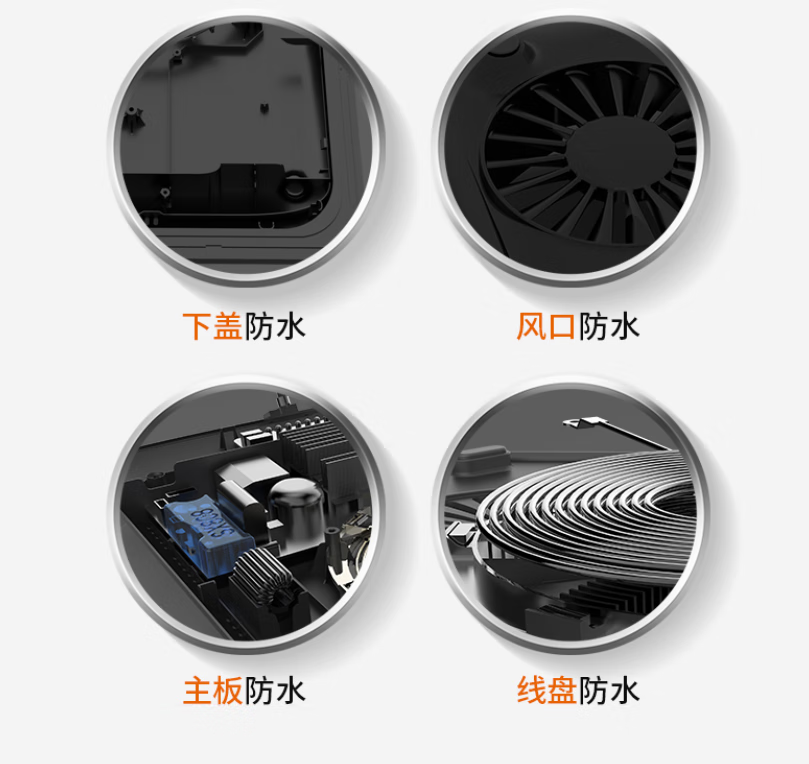 九阳（Joyoung）家用大火微晶面板六重防水定时触控电磁炉 C21S-C2170-B4单机版
