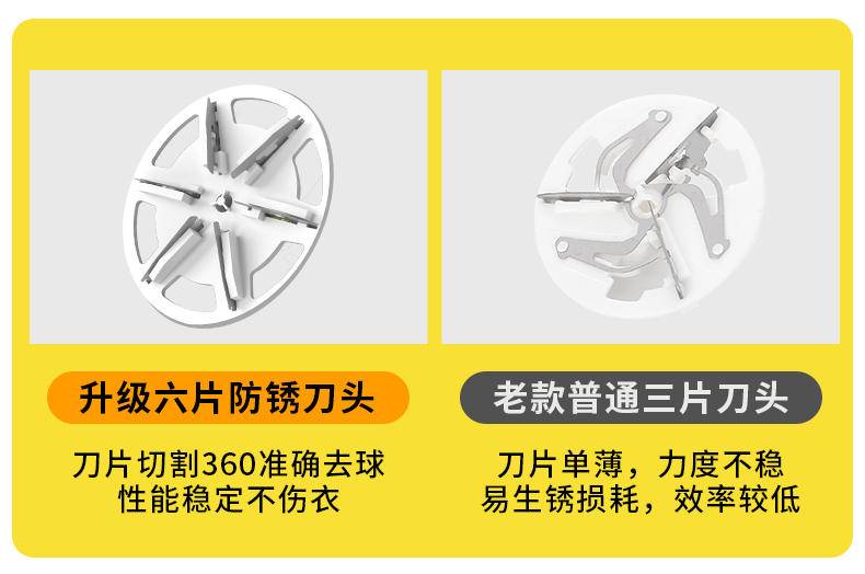 港德新款小黄鸭除毛充电式毛球修剪器 XJQ01-毛球修剪器（黄色）