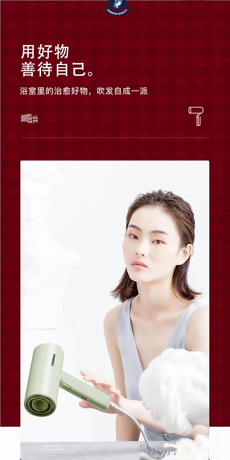 西莱森 迷你顺发电风吹CP-HD3
