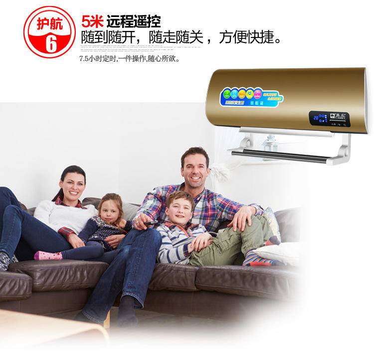 骆驼 壁挂取暖器 遥控款/摆叶 金色 618D