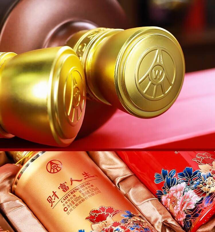 五粮液财富人生花开富贵【500ml*4瓶】