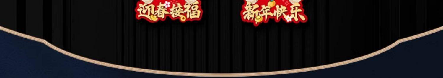 磁吸春联2024新款龙年对联生肖春节家用—家兴人兴+冰箱贴【一套齐全】