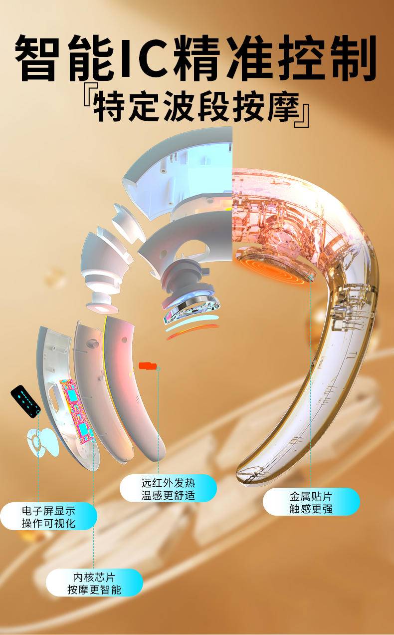 和正 脉冲波颈椎按摩仪HZ-JZA-1