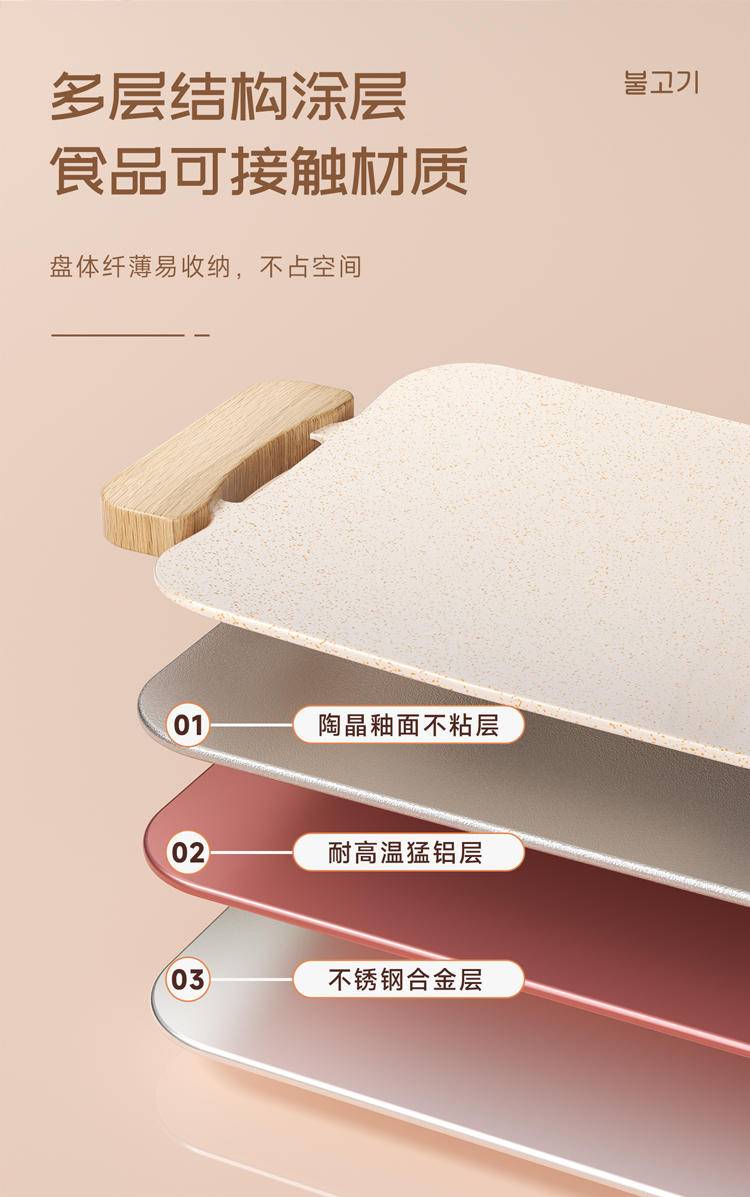 欧锐铂 欢聚时光多功能电热烧烤炉 ORB-441