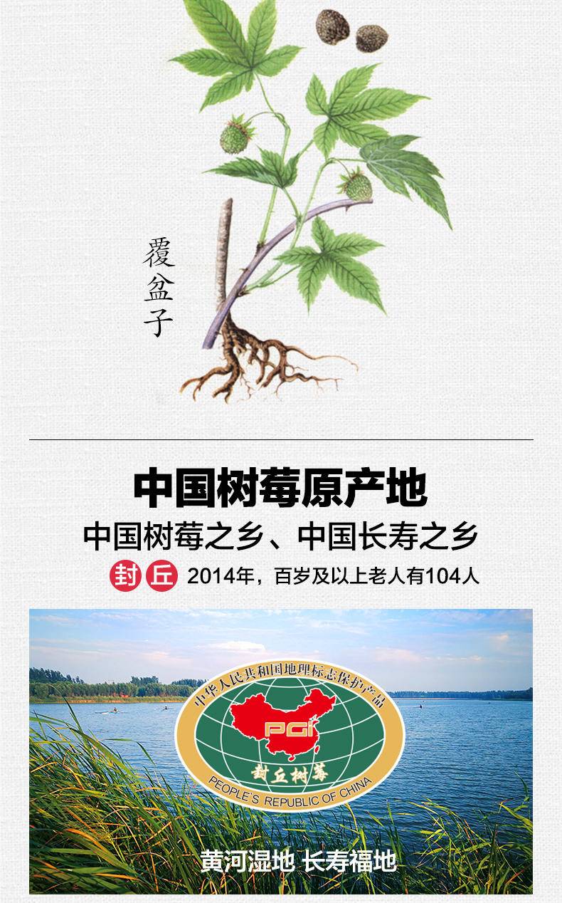 生命果覆盆子（树莓）干果精装版100克/盒