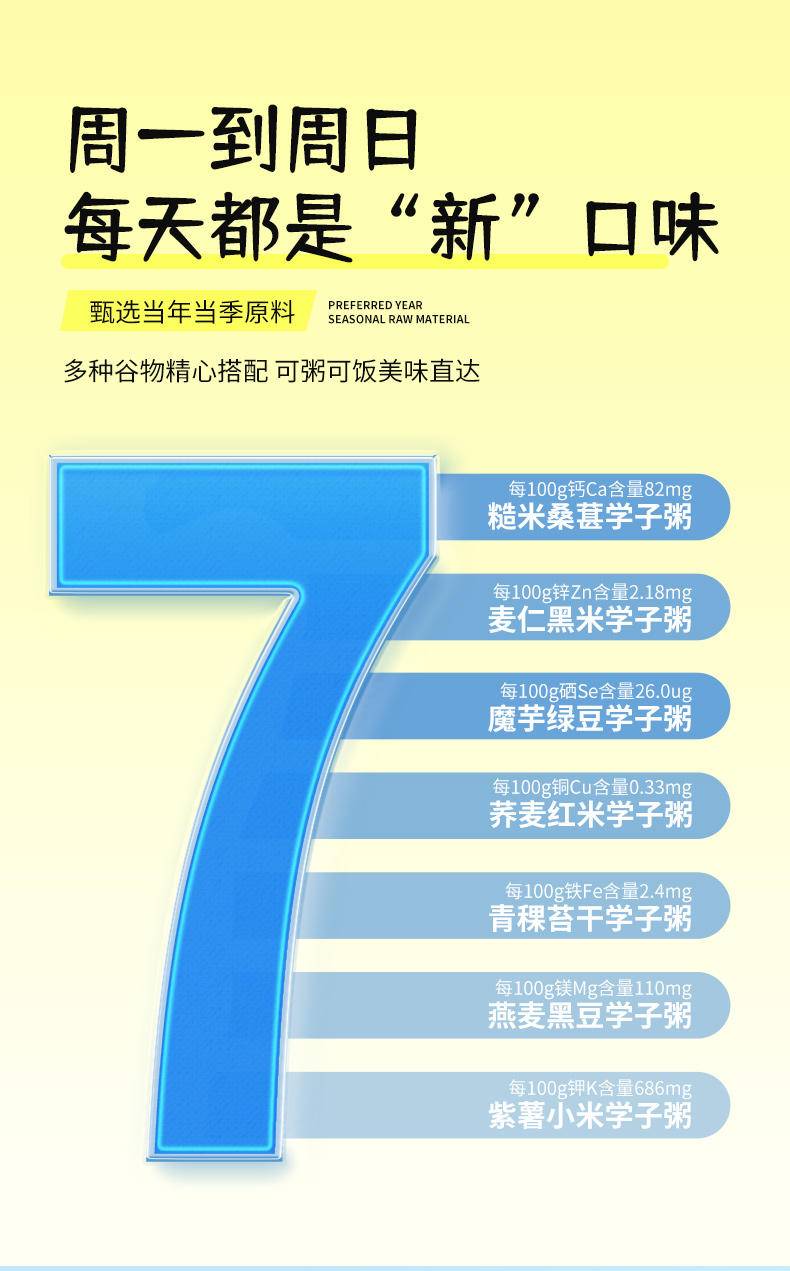 和粮 溢田7日学子粥45g*21袋