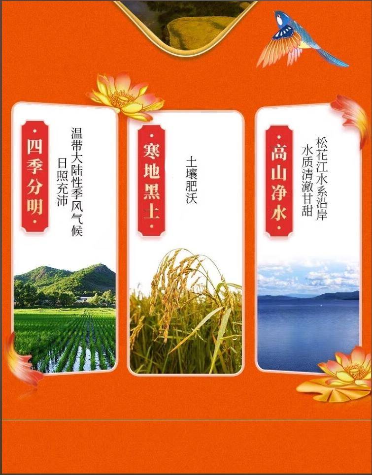 米多香东北大米10斤 黑龙江大米稻香米生态粳米真空包装东北香米