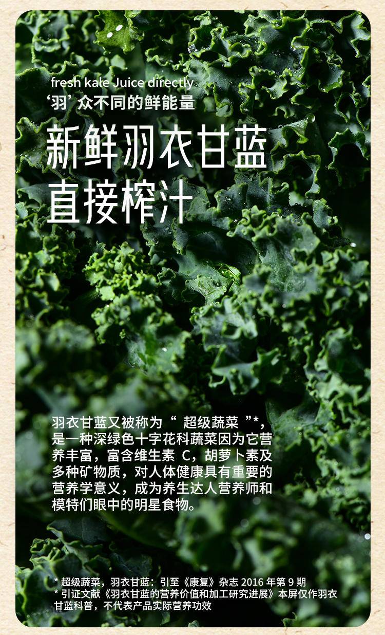 田野说 芹菜羽衣甘蓝复合果蔬汁 248ml*10盒/箱