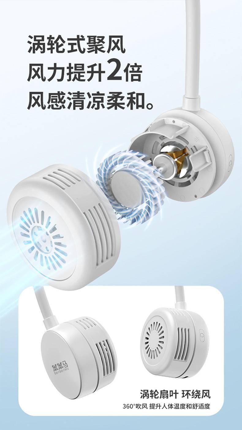 笨笨马 便携挂脖风扇 BF01