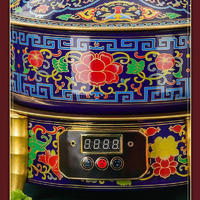 欧锐铂 花开富贵 景泰蓝-纯铜电火锅 ORB-472