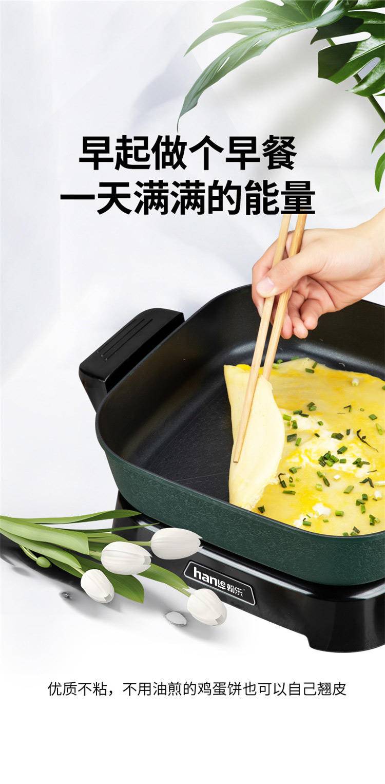 翰乐 可拆卸多功能电热锅HL-X15食客优宠