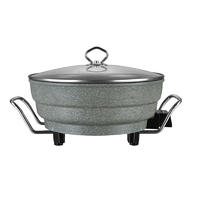 翰乐 多功能记麦饭石电热锅30CM HL-X13【送铲子】
