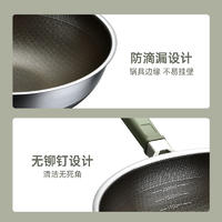 翰乐 好钛钛炒锅银色 32cm CT-HTT9