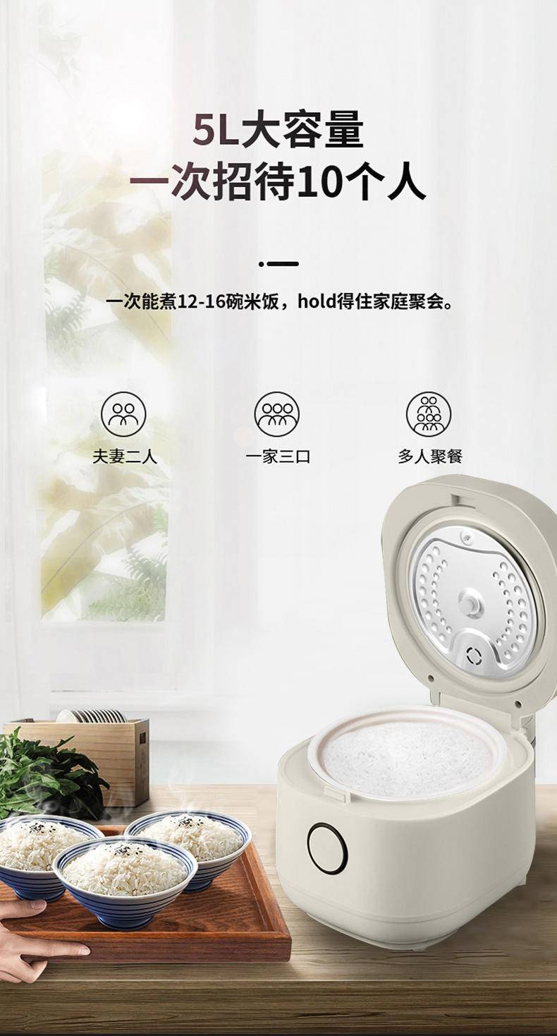 【秒杀】(HAIPAI海牌）电饭煲HP-FB500【象牙白】