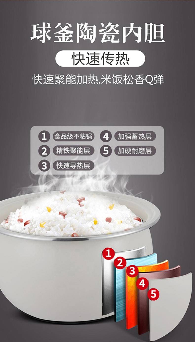 【秒杀】(HAIPAI海牌）电饭煲HP-FB500【象牙白】