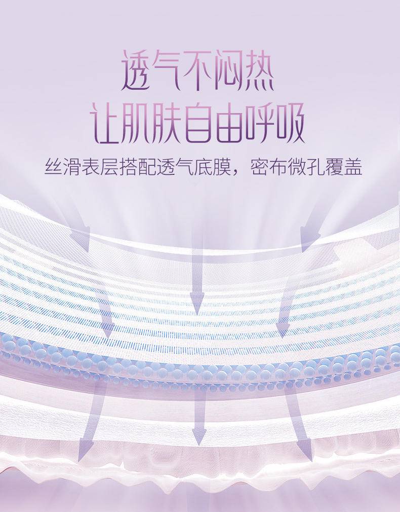 【集采】开丽 有你时刻奢宠蚕丝蛋白卫生巾