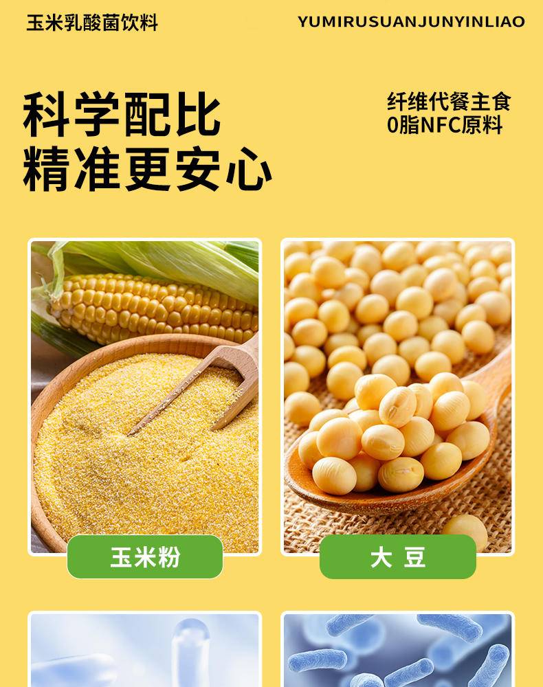 【集采】益植炫植物蛋白饮料玉米乳酸菌饮料6瓶*600箱