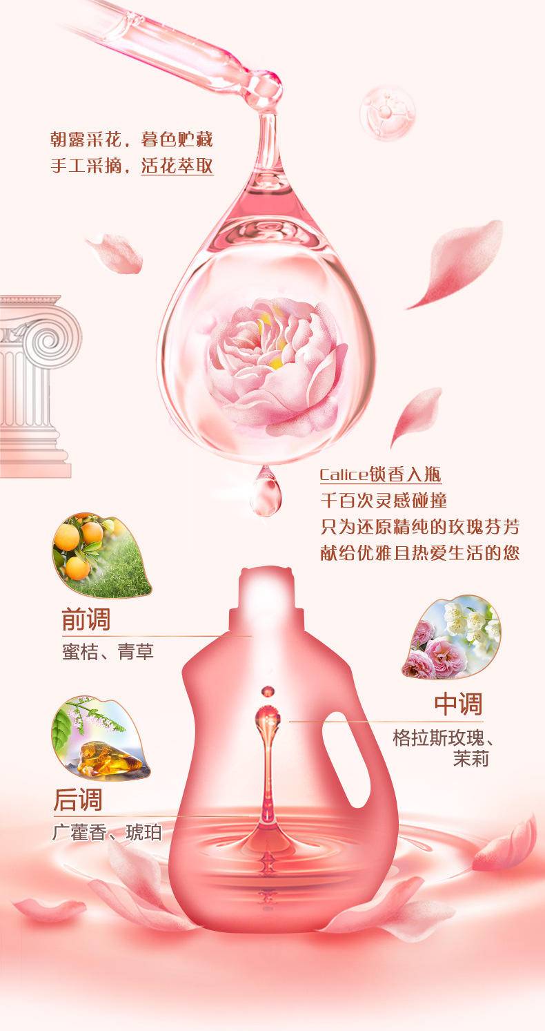 【集采】立白 大师香氛洗衣液持久留香 1000*4瓶/箱*1kg
