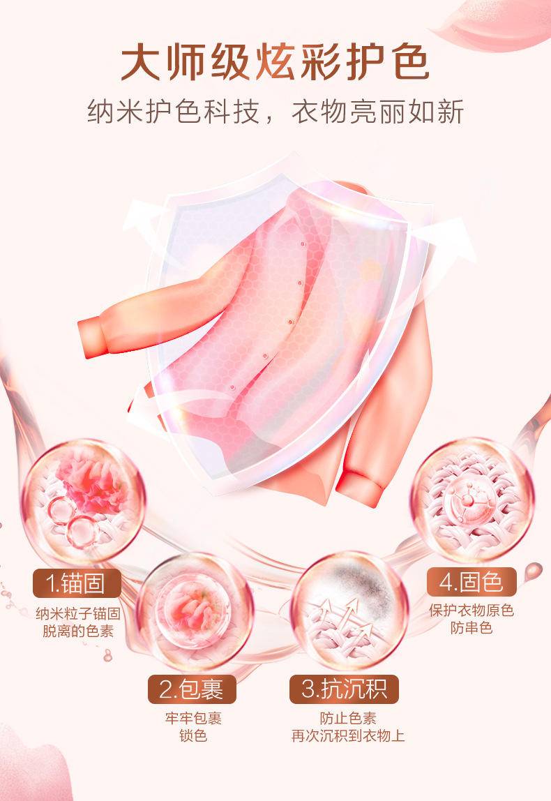 【集采】立白 大师香氛洗衣液持久留香 1000*4瓶/箱*1kg
