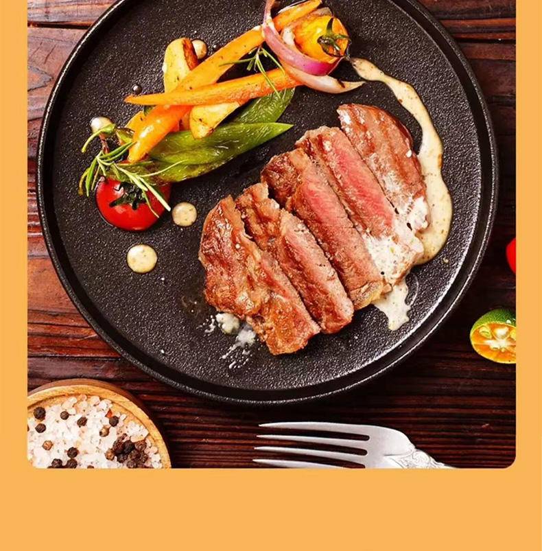 集肴 牛肉套餐系列 西冷5份*100g+菲力5份*100g+眼肉5份*100g+刀叉1份+酱料15份+海盐15份