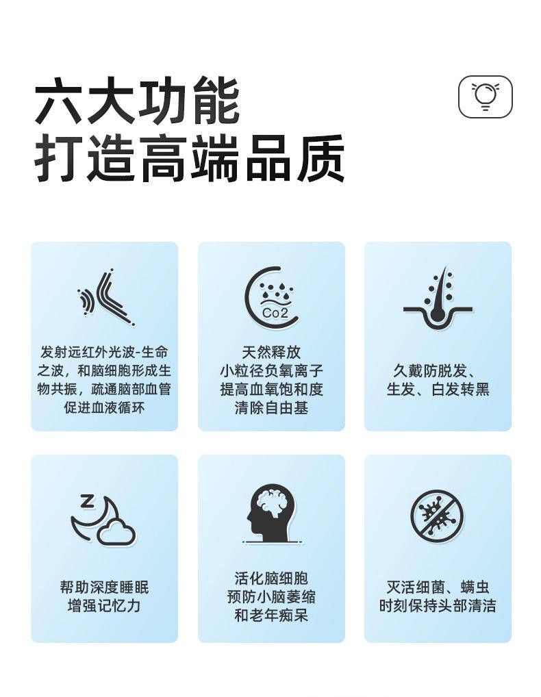 【集采】玄天符石墨烯芯负氧离子帽子*100/箱