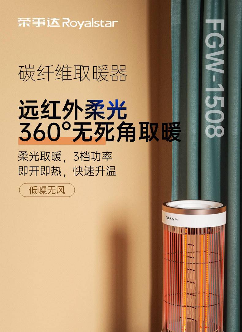 荣事达取暖器FGW-1508