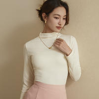 俞兆林 莫代尔半高领秋冬女士打底衫180G ZX-YZL24C200202
