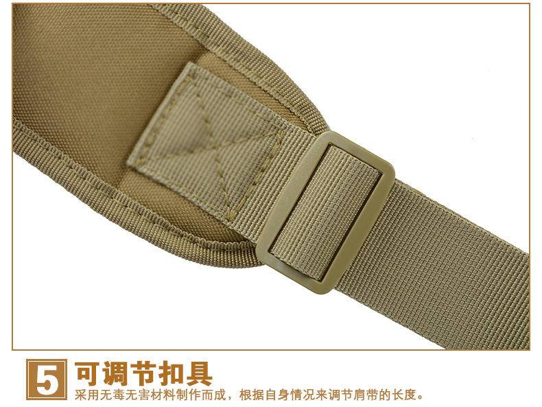 CLOUS KRAUSE斜跨单肩包大容量军迷彩运动户外斜挎包男款胸包HY-BL055