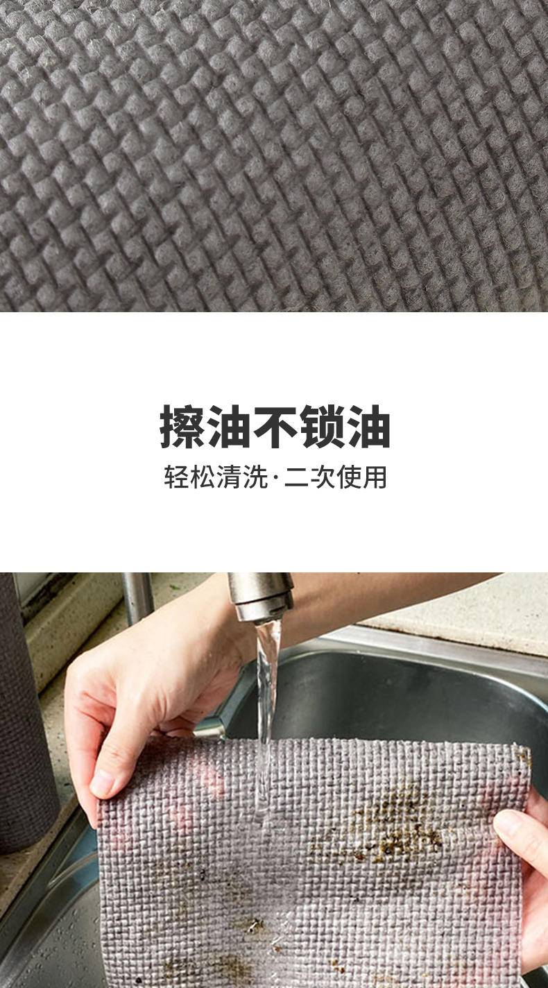 【限时】宝创厨房清洁系列-【耐磨抹布25片*4卷】