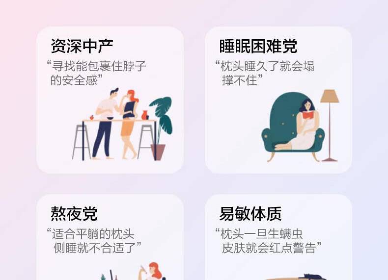 水星乐雅天然乳胶抗菌防螨对枕 537546