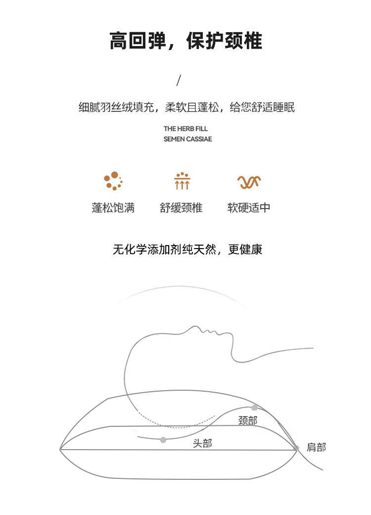 【年货节】奥若拉超柔抗菌云丝枕 1个48*74cm