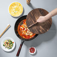 乐克尔 久香堂铸铁炒锅32cm KR-349