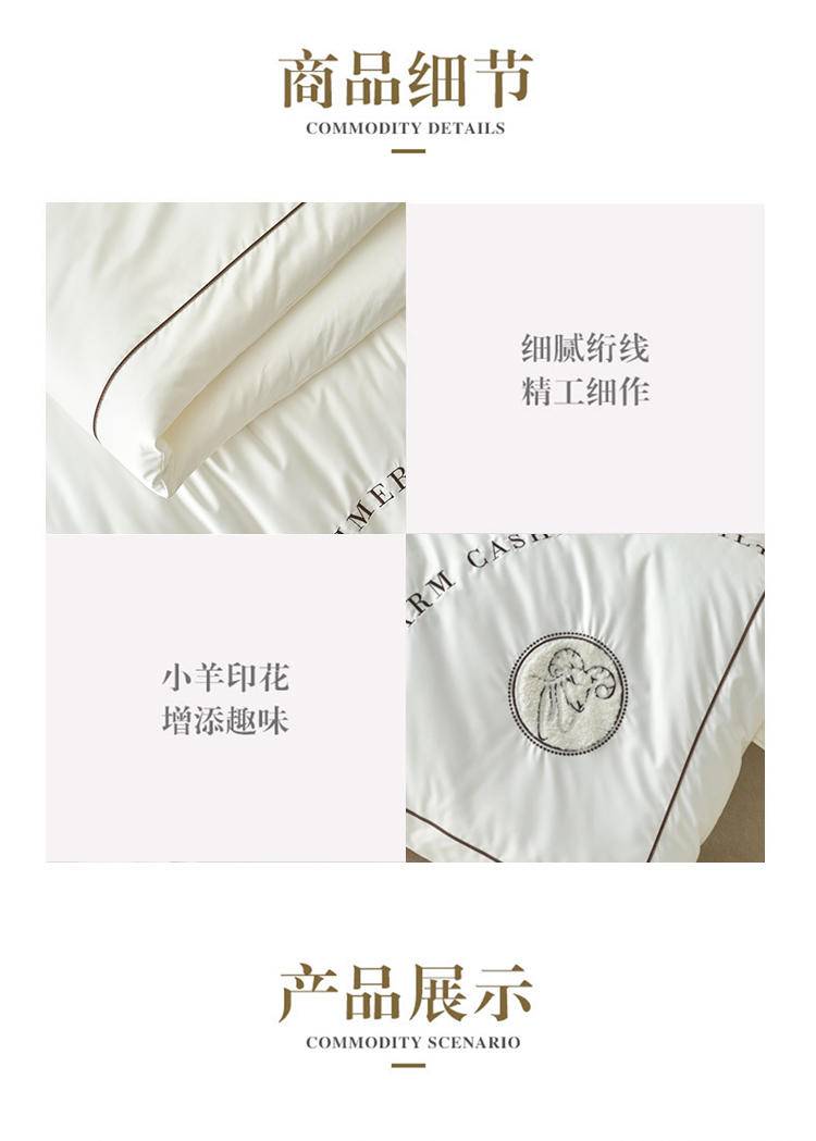 舒正 澳洲进口羊毛被 暖绒面料，手感细腻